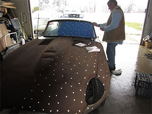 3D scanning a Jaguar classic