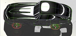 Creating Class-A surfaces from the Geomagic scan data