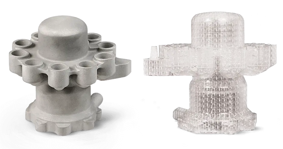 Modelli per fusione e parti fuse stampate in 3D con SLA