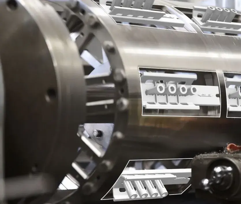 Parti SLS stampate in 3D nella macchina