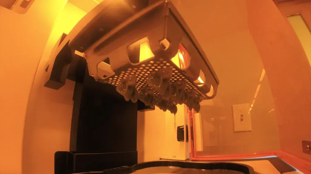 Parti stampate in 3D nella camera di costruzione di Figure 4