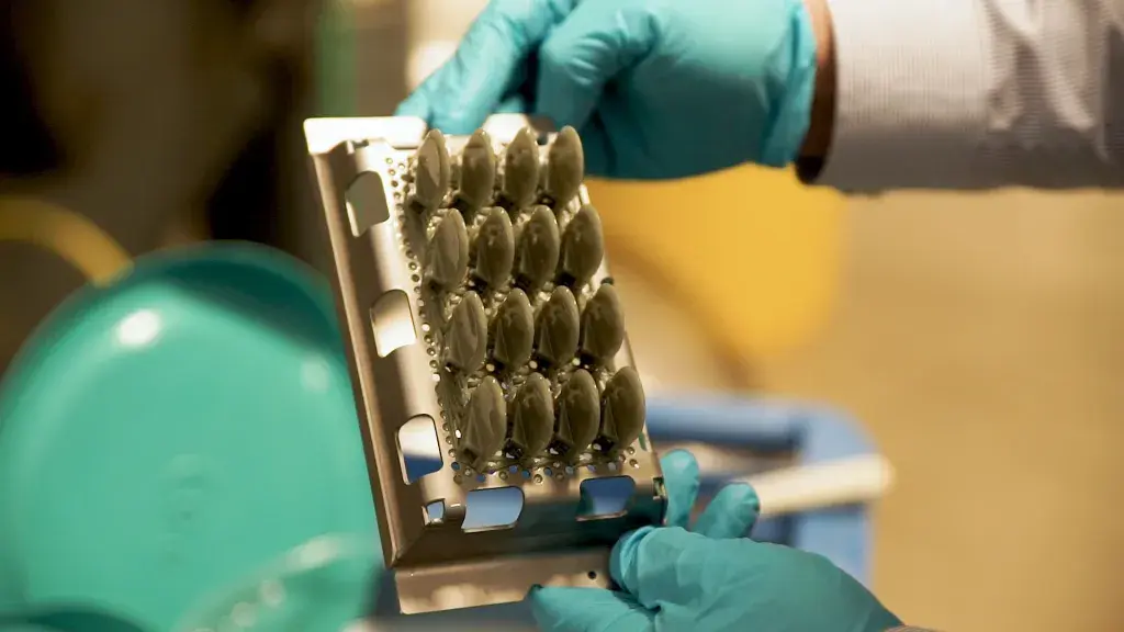 Piastra di costruzione piena di parti stampate al di fuori della Figure 4 Standalone