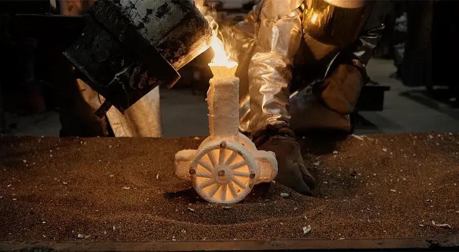 I modelli in cera stampati in 3D si integrano perfettamente nel processi di fonderia per una rapida produzione di parti fuse