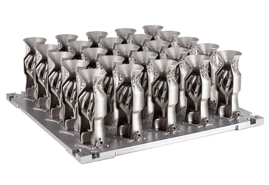 Ugelli per carburante stampati con DMP Factory 500 LaserForm Ni718-A