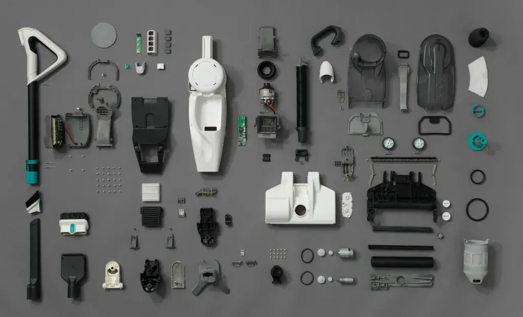 Parti realizzate per il prototipo di pre-produzione di Lupe da 3D Systems On Demand