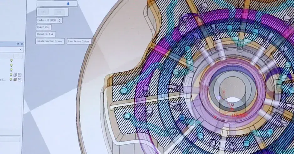 schermata del software Cimatron di 3D System