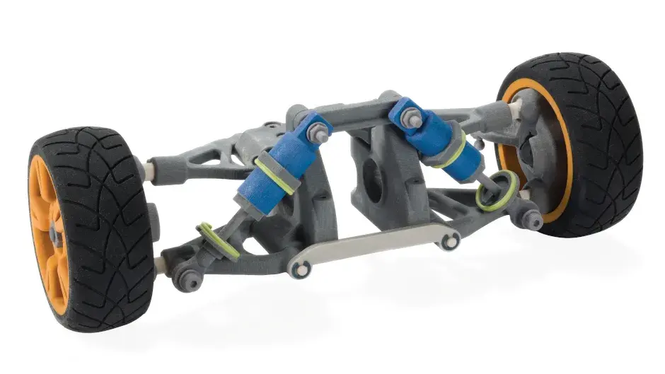 Prototipo di perno ruota realizzato con la stampa CJP