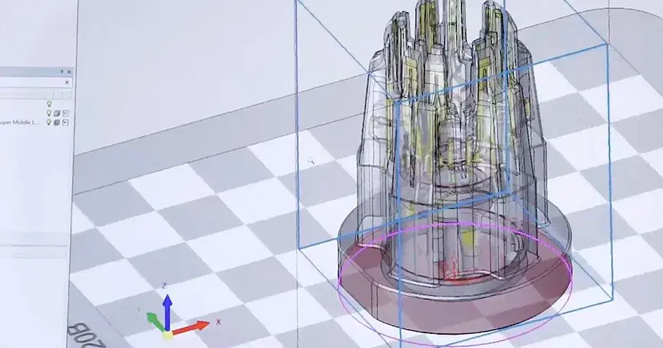 Rendering del software 3DXpert