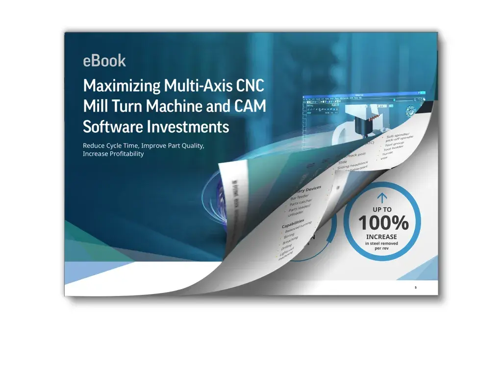Miniatura - Ottimizzare l'investimento in software CAM per macchine CNC multiasse tornitura-fresatura [eBook]