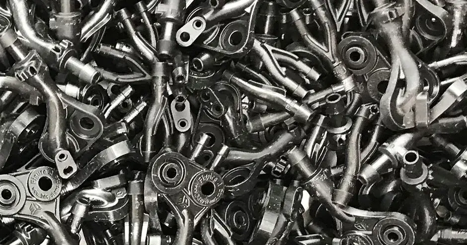 gruppo di parti in plastica stampate in 3D