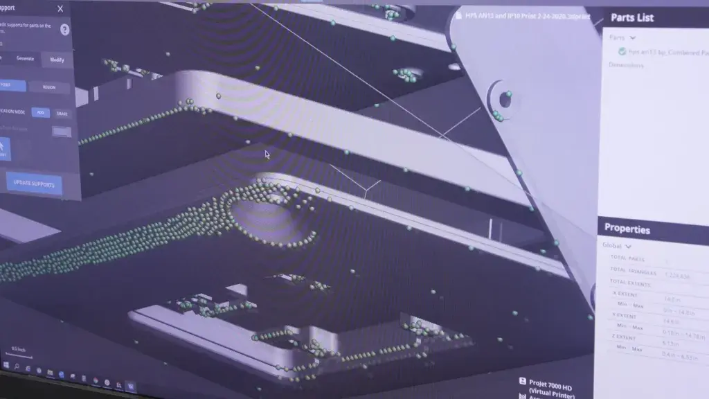 Configurazione di una parte per la stampa con il software 3D Sprint