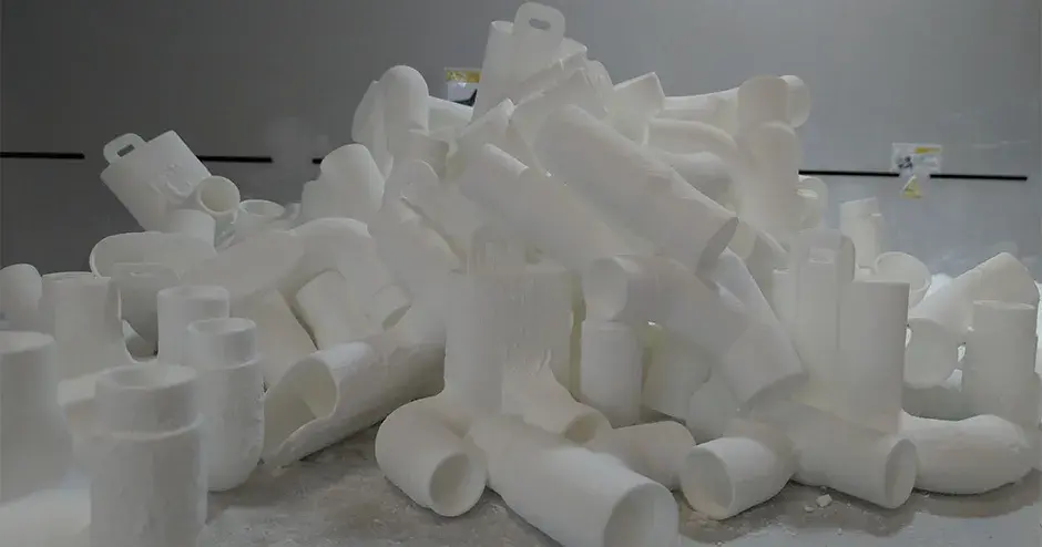 Parti di maschera da snorkeling di Decathlon prodotte