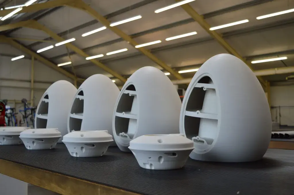 Cabinet dei diffusori prodotti utilizzando la tecnologia SLS