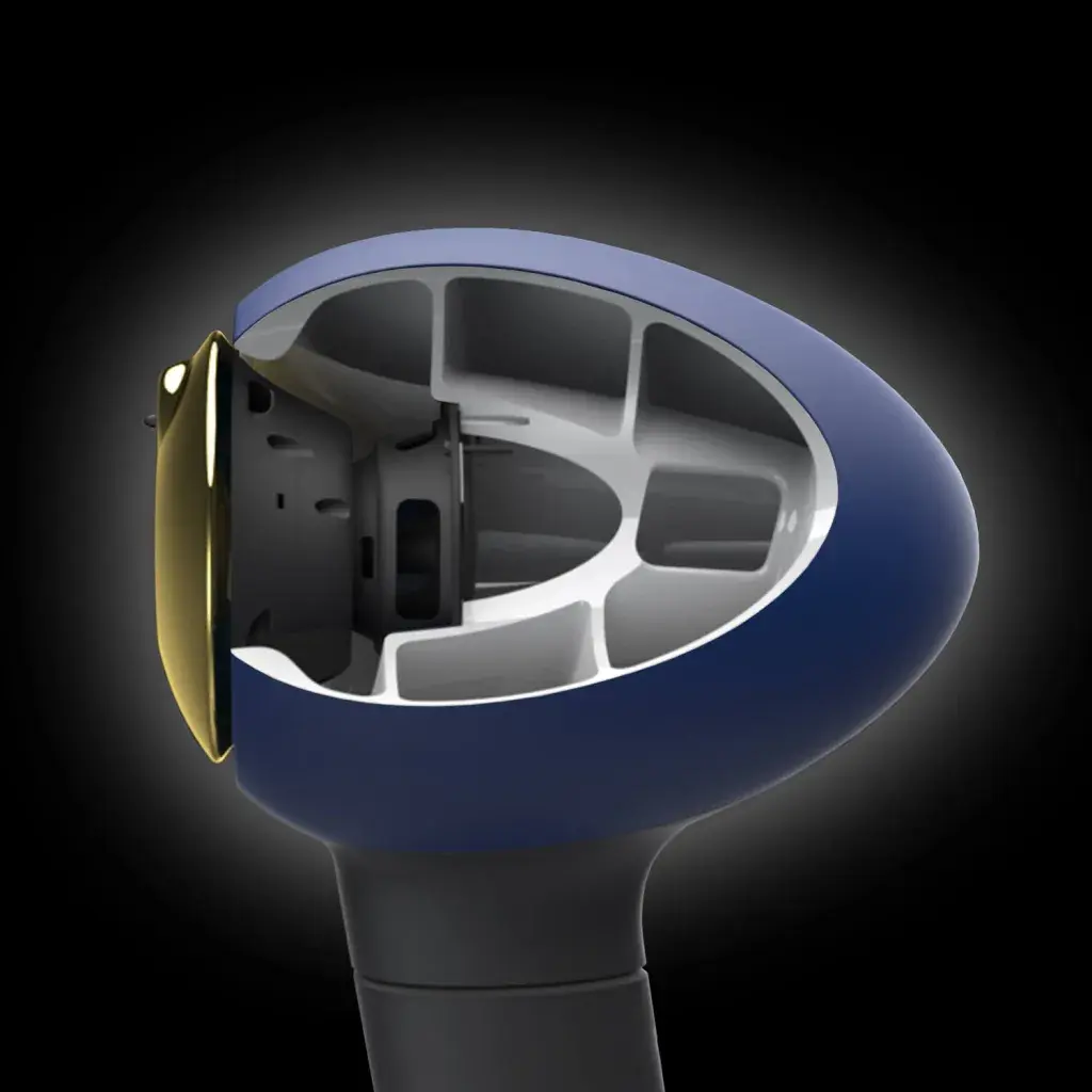 Sezione relativa alla progettazione della parte interna del diffusore HYLIXA