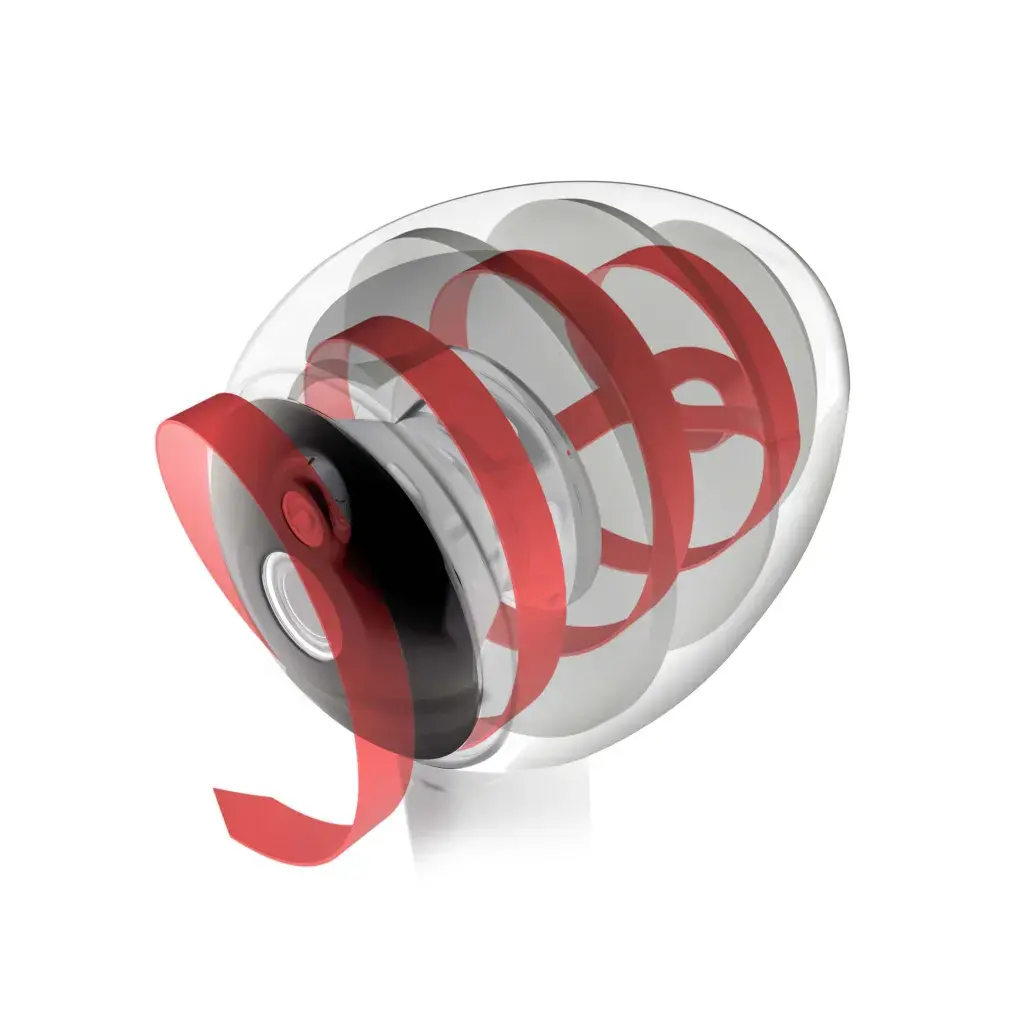 Progettazione della parte interna dei diffusori di Node Audio con tecnologia SLS