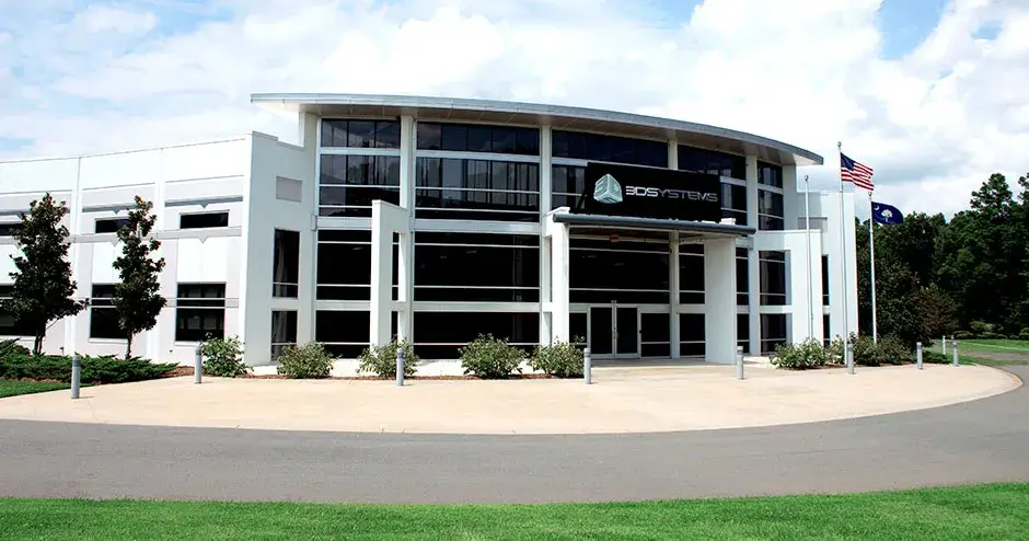 Foto dell’esterno della sede centrale di 3D Systems