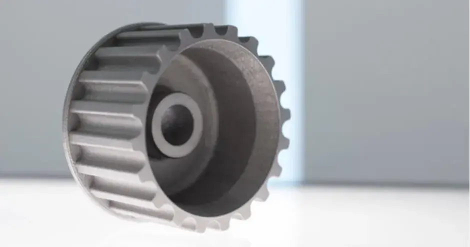 Parte stampata in 3D con stampa diretta in metallo MTI