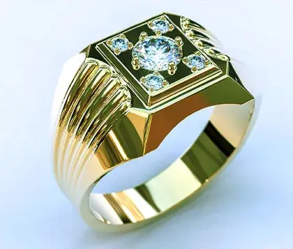 gioielli miniatura di design occidentale