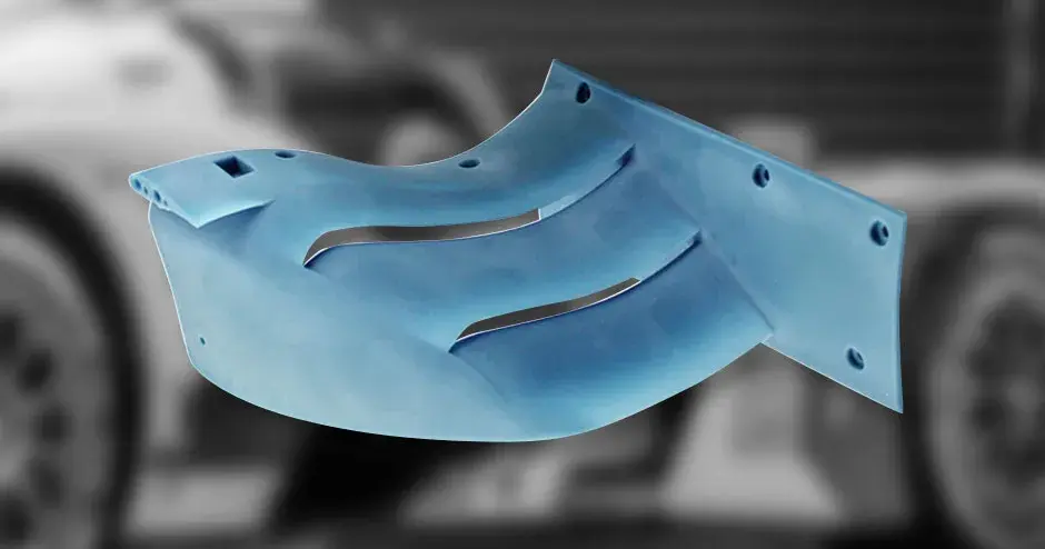 Parte per la galleria del vento realizzata da Sauber con ProX 800 Accura Bluestone alt