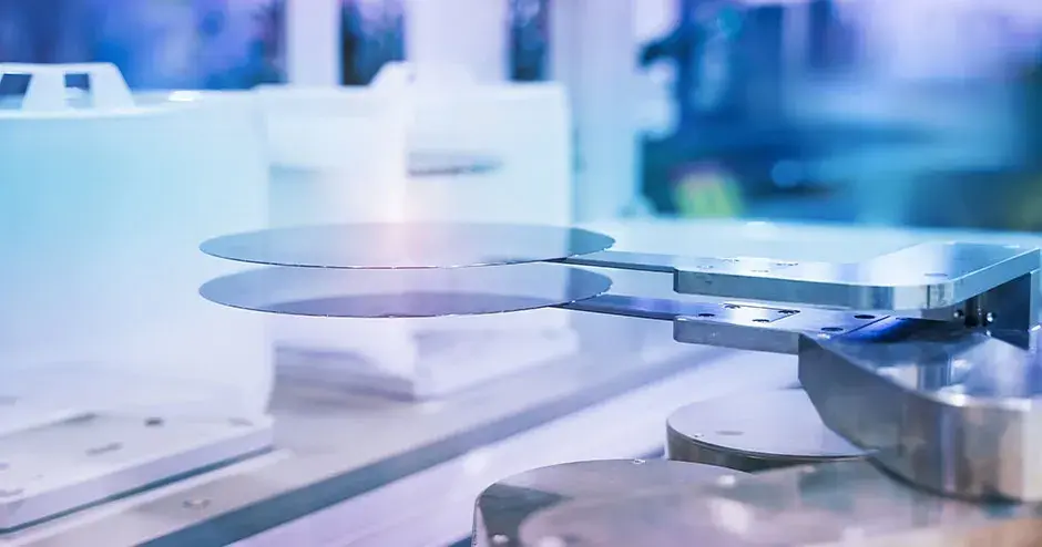 Wafer su una piattaforma