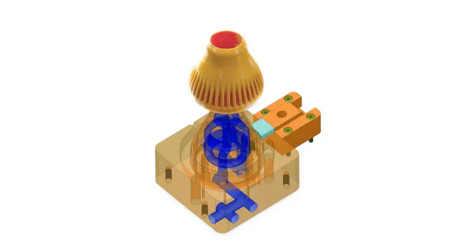 Esempio di canali di raffreddamento conformati con Bastech