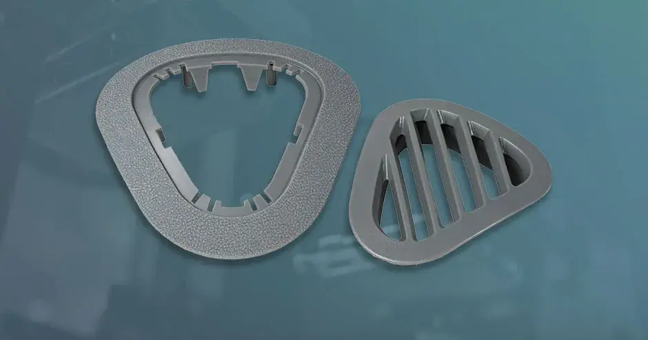 presa d’aria smontata realizzata in figure 4 rigid gray