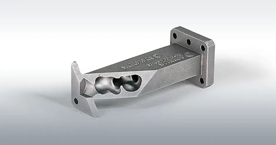 Dettaglio parte monolitica DMP per Airbus