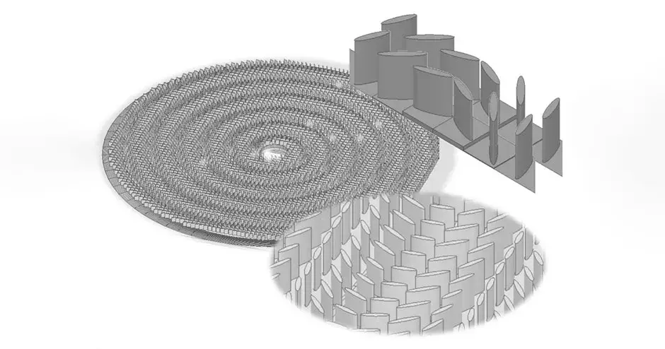 illustrazione di sezioni dell’antenna gpl