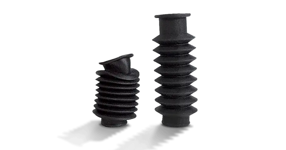 Tubi flessibili realizzati in VisiJet M2 EBK (MJP)