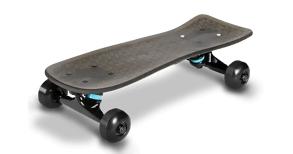 Skateboard realizzato in compositi multimateriale VisiJet