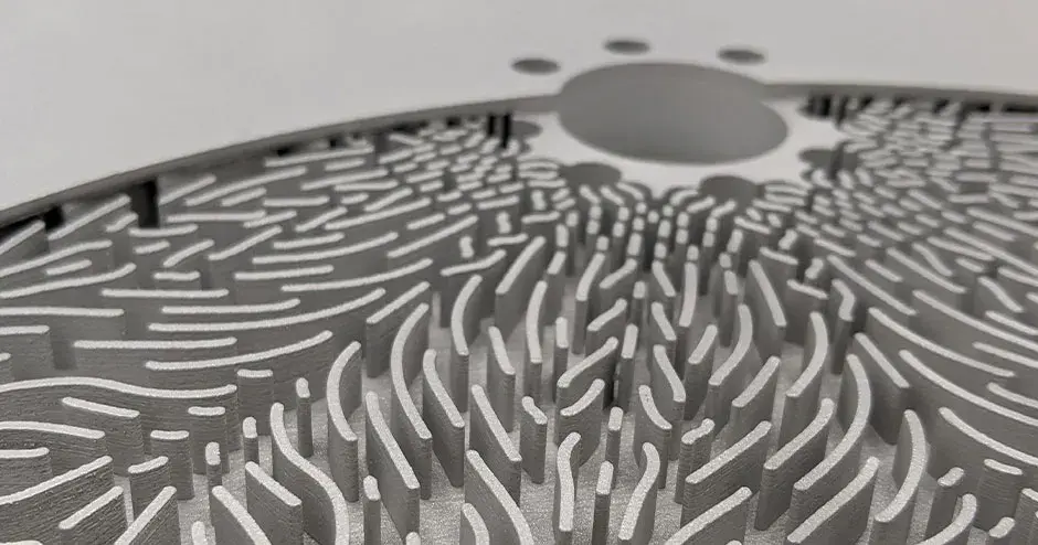 primo piano di un wafer