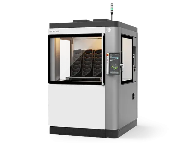 Immagine angolata della stampante 3D SLA 750 Dual