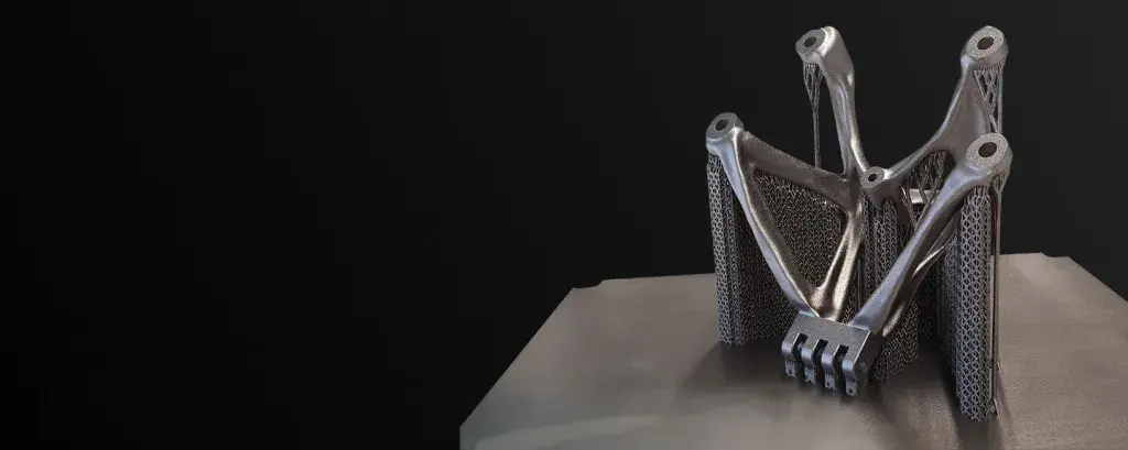 3D printed metal part