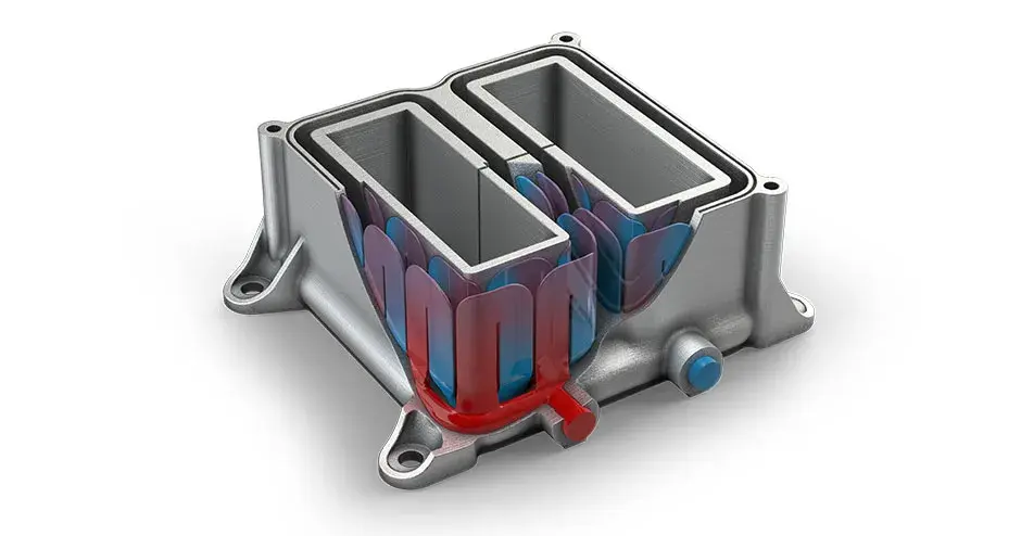 Raffreddatore a semiconduttore con fluido