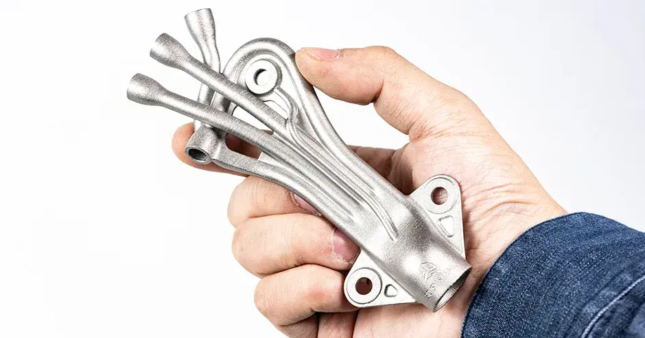 Collettore DMP in Laserform Ti Gr23