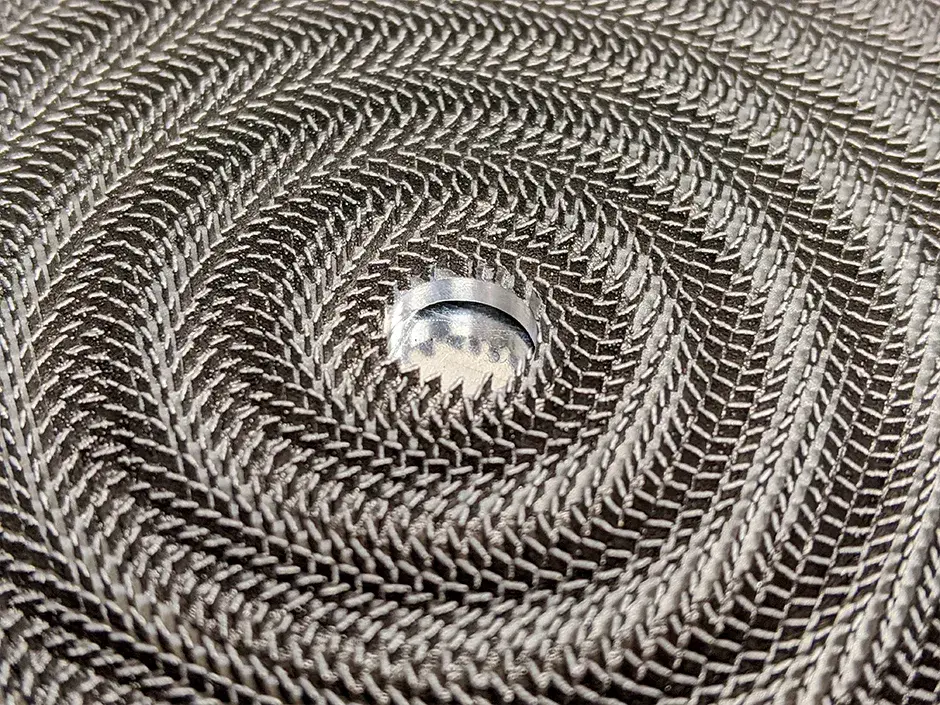 Vista macro zoom antenna RF a semiconduttore 10 mm