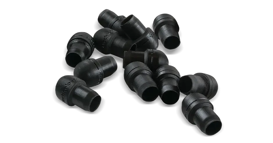 Tappi per paraurti elastomerici stampati in 3D