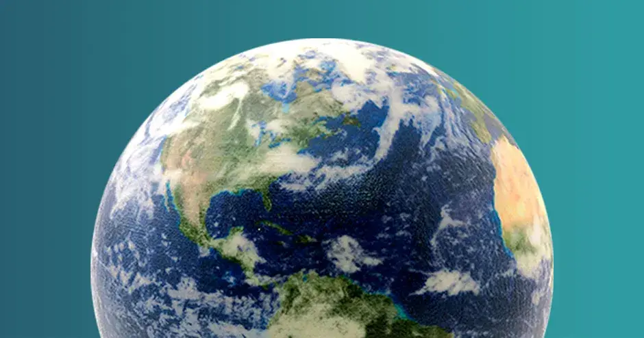 mappamondo stampato in 3D