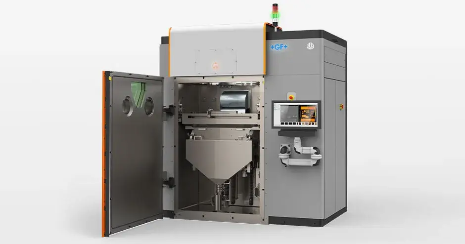 Porta aperta della stampante 3D DMP Flex 350