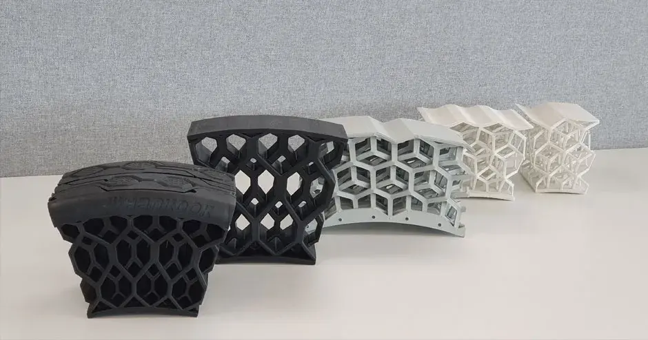 Parti di pneumatico Hankook stampate in 3D