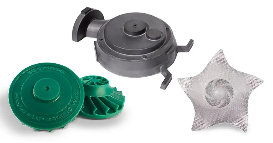 Diversi modelli in cera