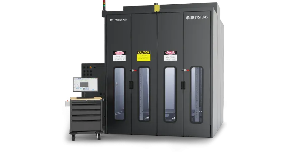 Stampa 3D con estrusione di pellet a costi contenuti per fissaggi e attrezzature di grandi dimensioni 