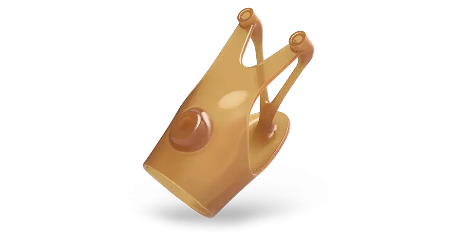 Drone leg attachment made from Accura AMX High Temp 300C material