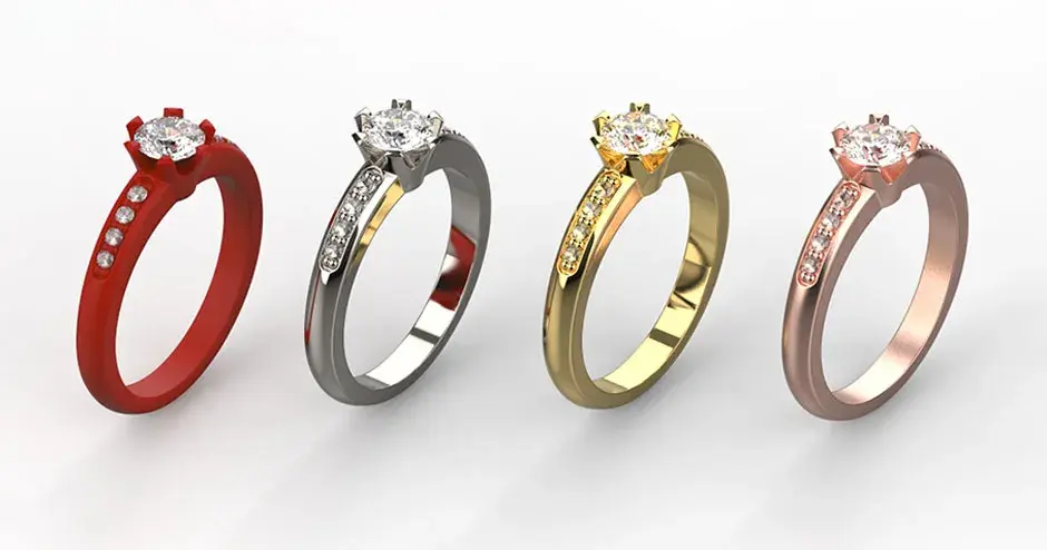 Quattro anelli, uno accanto all’altro, che rappresentano il processo di fusione