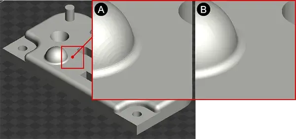 Visualizzazione levigatura di base 3D Sprint 5.1