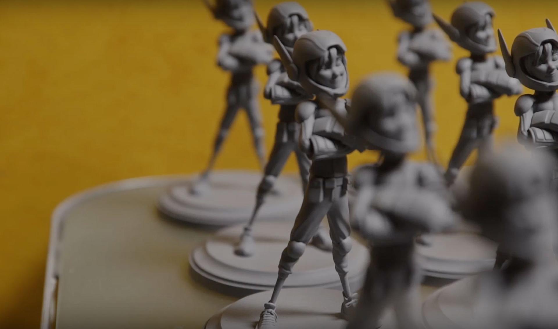 Scansione 3D di statuette per FX e produzione