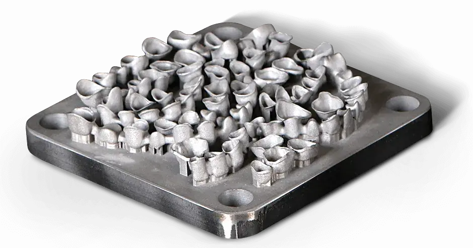 Piattaforma di impianto odontoiatrico in cobalto-cromo 3D Systems