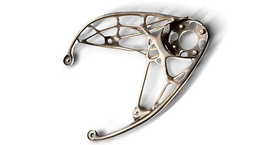 Staffa metallica Thales Metal LaserForm, titanio di gr. 5