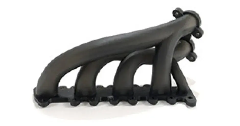 Parte stampata 3D realizzata in Figure 4 Tough-BLK 20, un materiale resistente simile ad ABS con stabilità ambientale a lungo termine