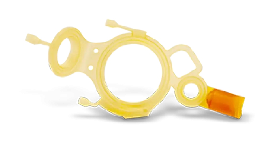 Una parte medica stampata realizzata in Figure 4 EGGSHELL-AMB 10